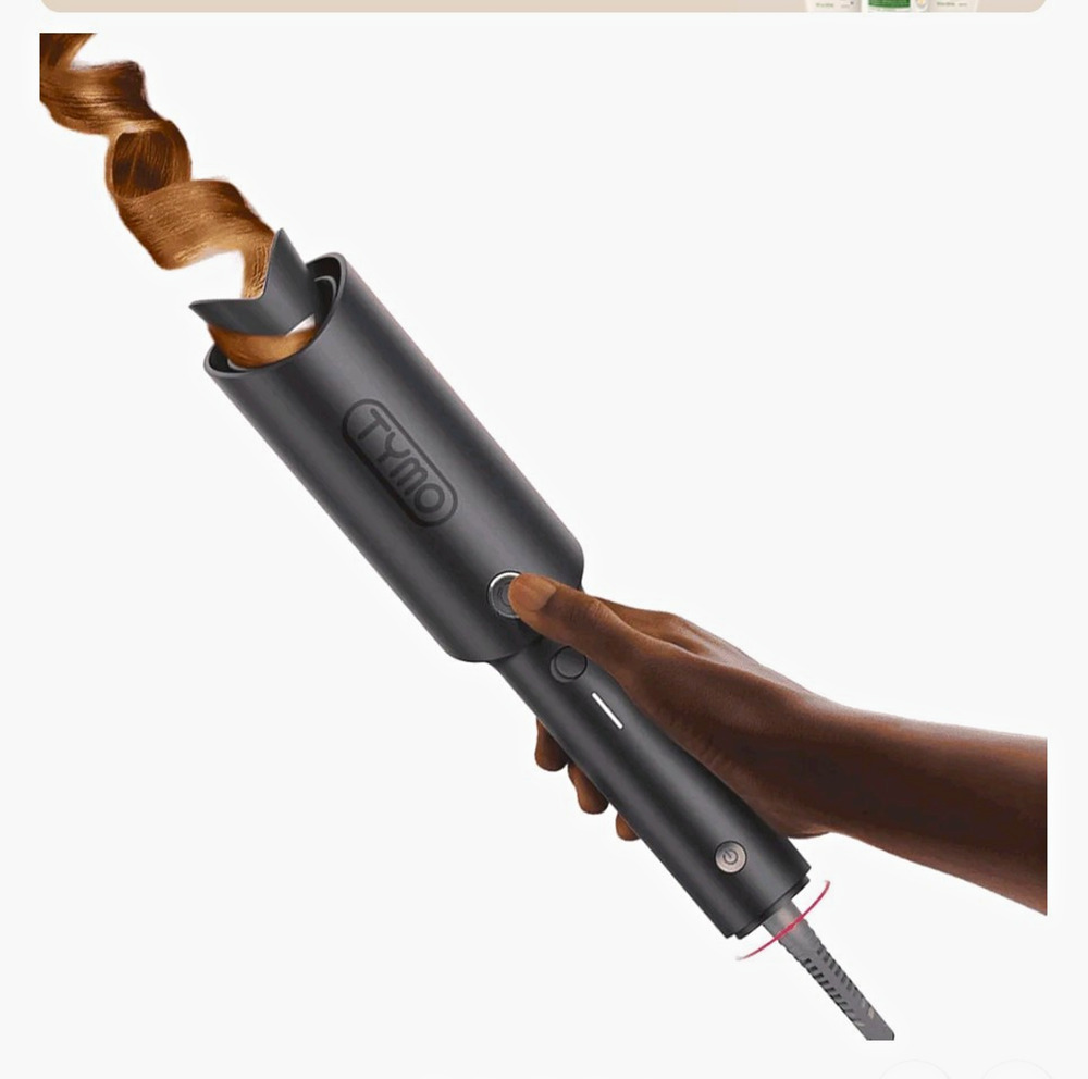 TYMO CURLPRO Automatic Rotating Curling Iron 1.25in Ceramic 410°F 65W Gray